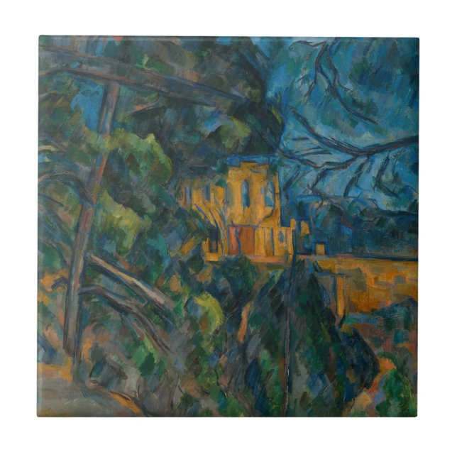 Azulejo De Cerâmica Paul Cezanne - Chateau Noir (Frente)