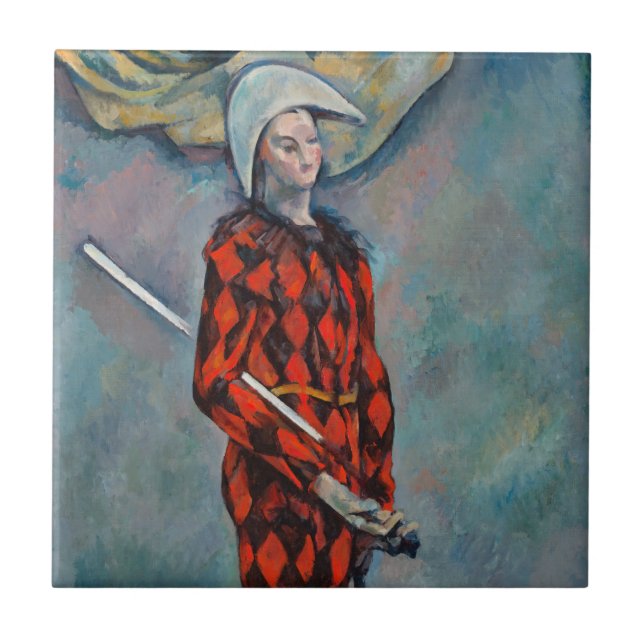 Azulejo De Cerâmica Paul Cezanne - Harlequin (Frente)