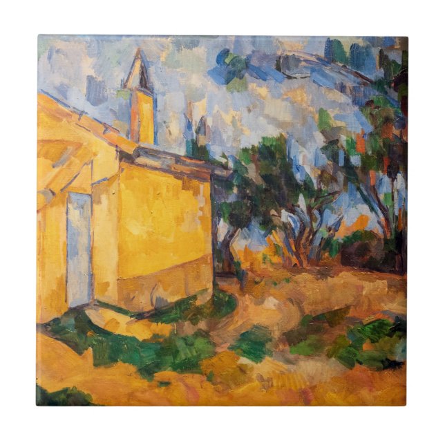 Azulejo De Cerâmica Paul Cezanne - Le Cabanon de Jourdan (Frente)