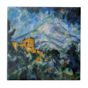 Azulejo De Cerâmica Paul Cezanne - Mont Saint-Victoire & Chateau Noir