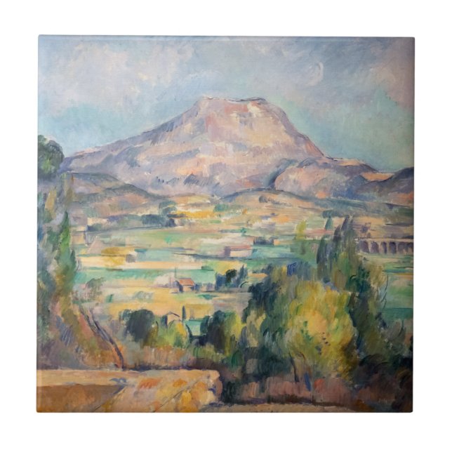 Azulejo De Cerâmica Paul Cezanne - Mont Sainte-Victoire (Frente)