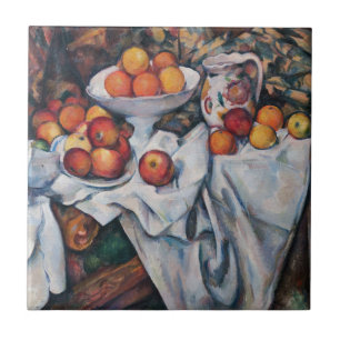 Azulejo De Cerâmica Paul Cezanne - Vida Estática, Maçãs e Laranjas