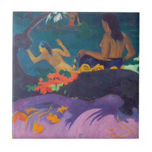 Azulejo De Cerâmica Paul Gauguin - À Beira-Mar / Fatata te Miti
