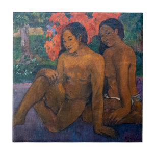 Azulejo De Cerâmica Paul Gauguin - E o Ouro de Seus Corpos