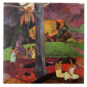 Azulejo De Cerâmica Paul Gauguin, Mata Mua,