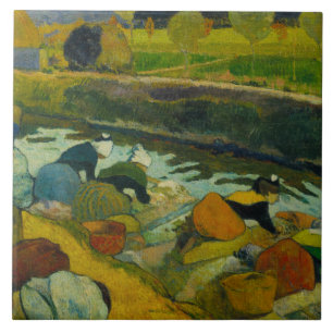 Azulejo De Cerâmica Paul Gauguin - Mulheres de WasherWomen