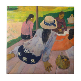 Azulejo De Cerâmica Paul Gauguin   o Siesta
