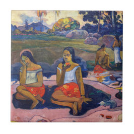 Azulejo De Cerâmica Paul Gauguin - Primavera sagrado, sonhos doces