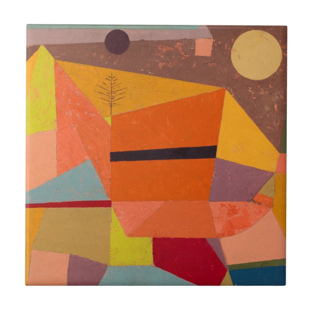 AZULEJO DE CERÂMICA: PAUL KLEE  (Frente)