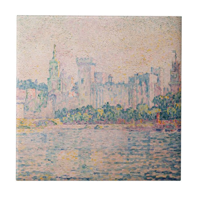 Azulejo De Cerâmica Paul Signac - Avignon, Manhã (Frente)