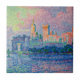Azulejo De Cerâmica Paul Signac - O Palácio Papal, Avinhão
