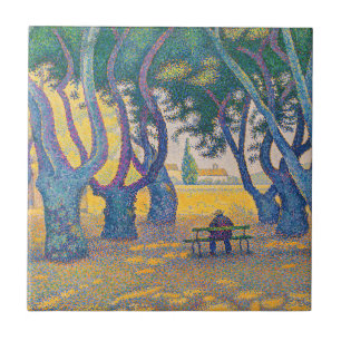 Azulejo De Cerâmica Paul Signac - Place des Lices, Saint-Tropez