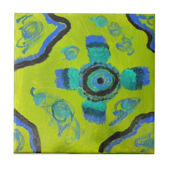 Azulejo De Cerâmica Pavão (Frente)