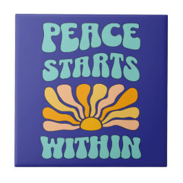 Azulejo De Cerâmica Paz começa dentro