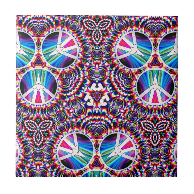 Azulejo De Cerâmica Paz e Harmonia_ (Frente)