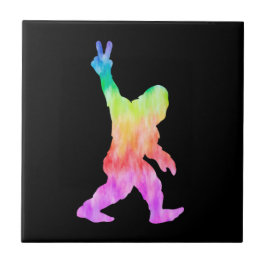 Azulejo De Cerâmica Pé Grande do Amor pela Paz