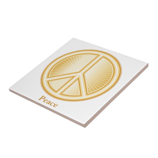 Azulejo De Cerâmica Peace Mandala (Lateral)