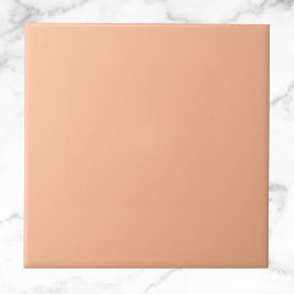 Azulejo De Cerâmica Peach Fuzz Solid Color