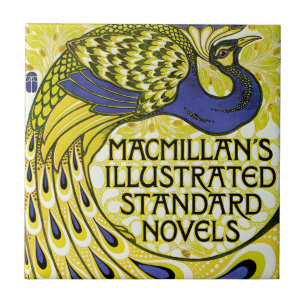 Azulejo De Cerâmica Peacock Edition, MacMillan Ilustrado