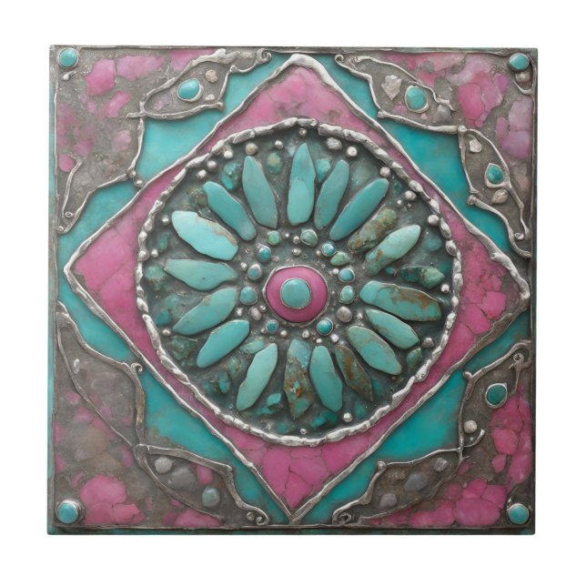 Azulejo De Cerâmica Pebble Art em um (Frente)