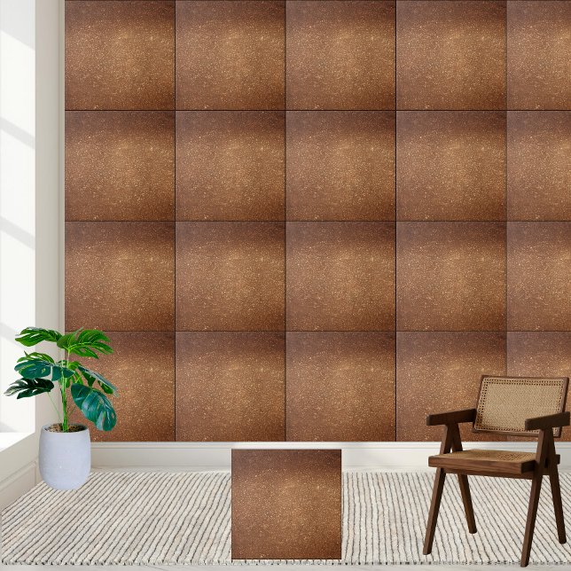 Azulejo De Cerâmica Pecan Caramel Brown Glitter Wall Floter Kitchen (Pecan Caramel Brown Glitter Wall Floor Kitchen Ceramic Tile)