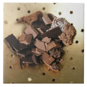 Azulejo De Cerâmica Pedaços do chocolate