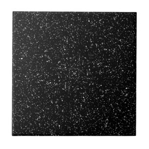 Azulejo De Cerâmica Pedra Negra Moderna com Speck Brancos