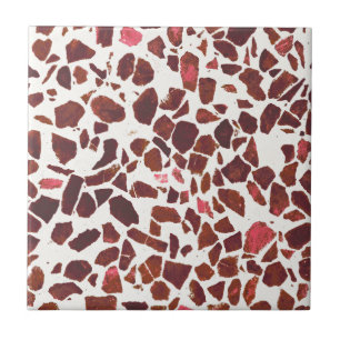 Azulejo De Cerâmica Pedra Vermelha Abstrato Cherry Red Marble Modern T