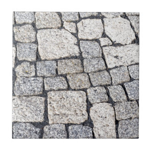 Azulejo De Cerâmica Pedras de uma rua em detalhes