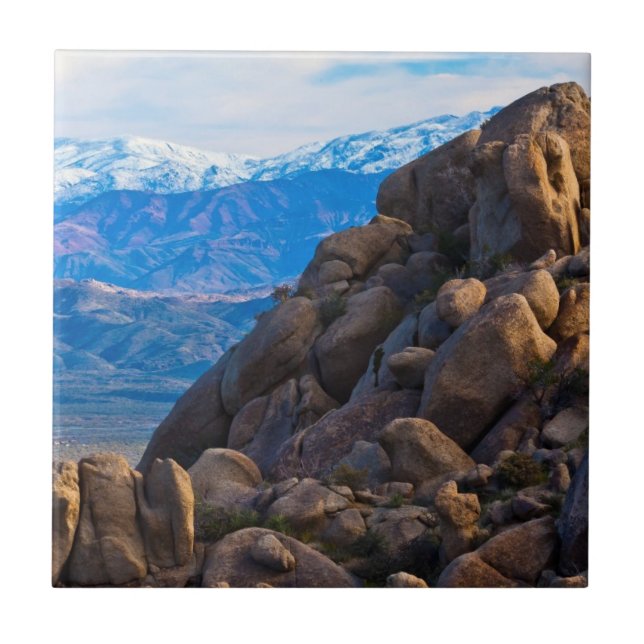 Azulejo De Cerâmica Pedregulhos e montanhas (Frente)