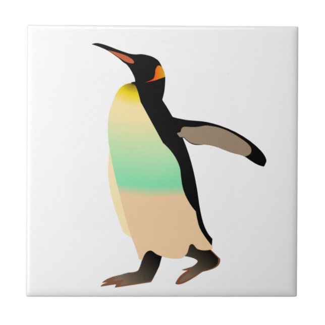 Azulejo De Cerâmica Peguin Colorido (Frente)
