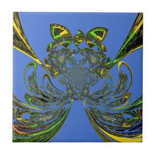 Azulejo De Cerâmica Peixe de penas