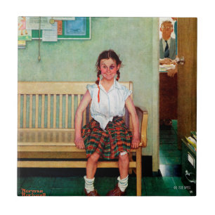 Azulejo De Cerâmica Peixe do género Notropis ou parte externa o