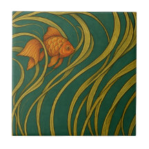 Peixe Dourado Art Nouveau