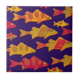 AZULEJO DE CERÂMICA PEIXES DUVIDOSOS 3