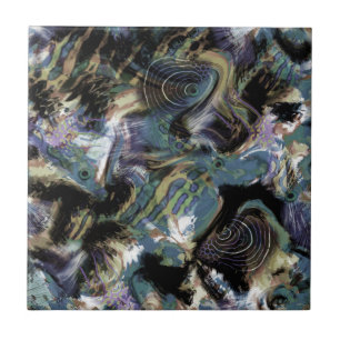 Azulejo De Cerâmica Peixes marmoreados