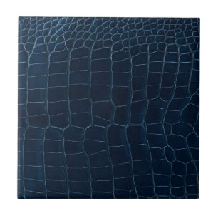 Azulejo De Cerâmica pele azul do jacaré