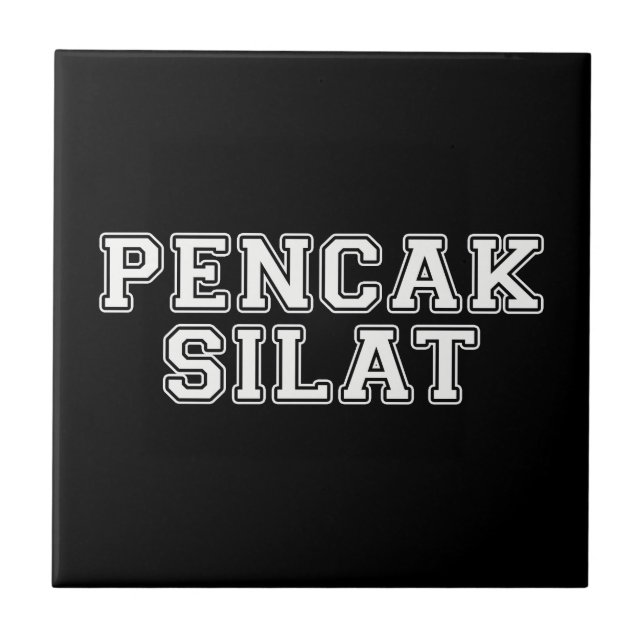 Azulejo De Cerâmica Pencak Silat (Frente)