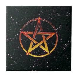 Azulejo De Cerâmica Pentagram