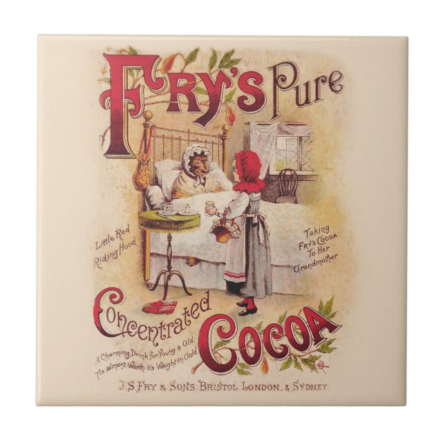 Azulejo De Cerâmica Pequeno Cacau De Cabelo Vermelho (Frente)