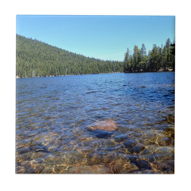 Azulejo De Cerâmica Pequeno Lago Cultus, OR (Frente)