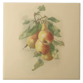 Azulejo De Cerâmica Peras do vintage
