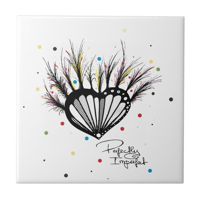 Azulejo De Cerâmica Perfeitamente imperfeito (Frente)