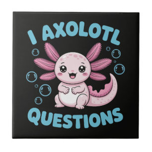 Azulejo De Cerâmica Perguntas do Axolote