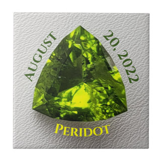Azulejo De Cerâmica Peridot Trillion