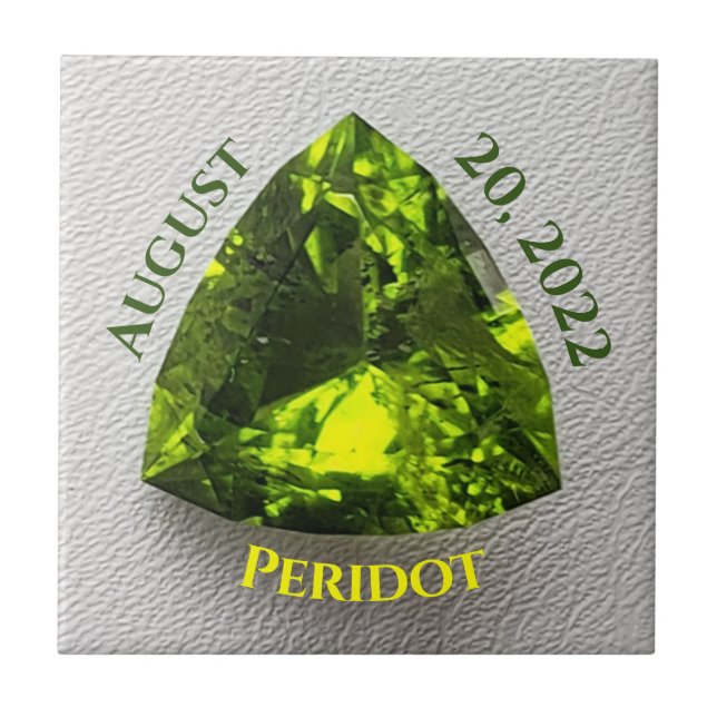 Azulejo De Cerâmica Peridot Trillion (Frente)