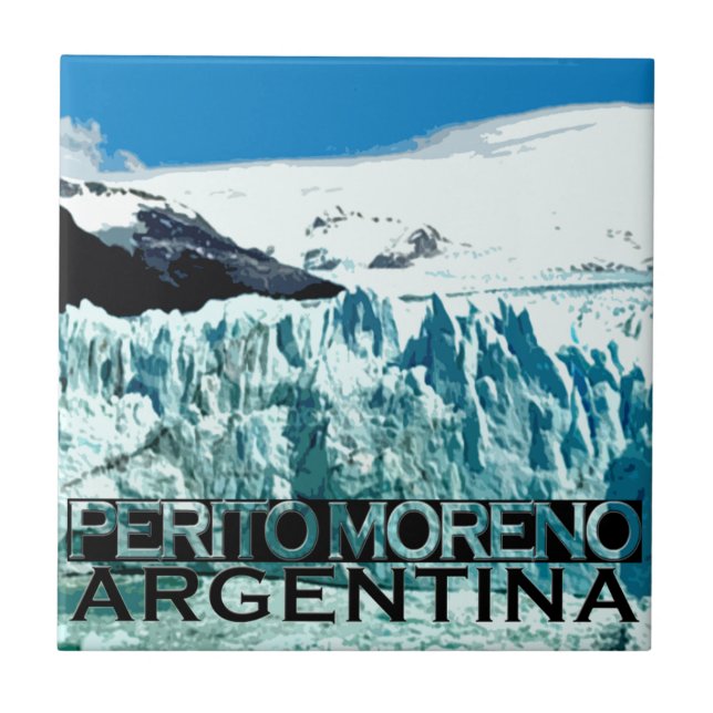 Azulejo De Cerâmica Perito Moreno (Frente)