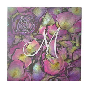 Azulejo De Cerâmica Pérolas Rosa Rosa Rosa Rosa lavanda Aquarela