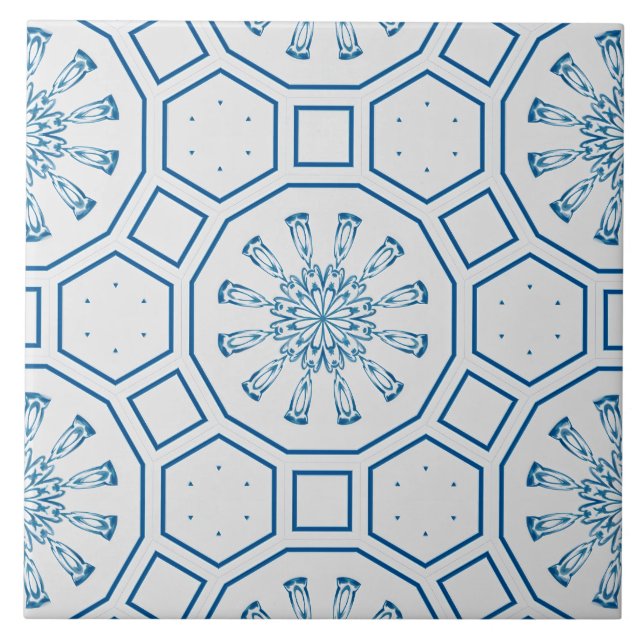 Azulejo De Cerâmica Persa,azulejos azuis,azulejos marroquinos, (Frente)