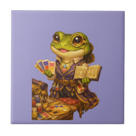 Azulejo De Cerâmica Personagem Sapo Designer de Reino